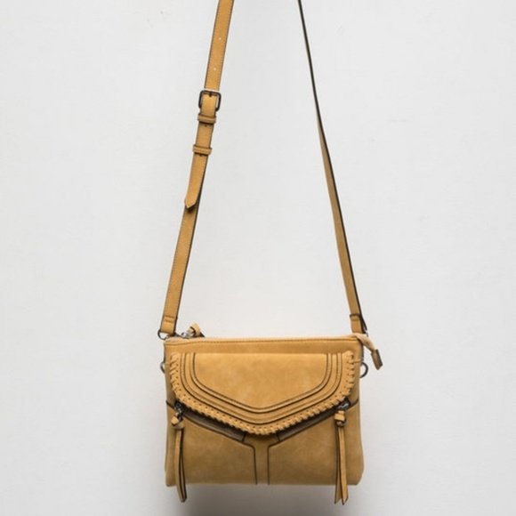 VIOLET RAY Crossbody Bag Mustard Yellow - Picture 2 of 6